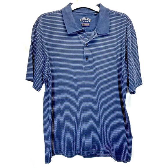 Ralph Lauren POLO GOLF Polo Golf short sleeve polo shirt for men size L cotton navy blue type Vintage Second Hand